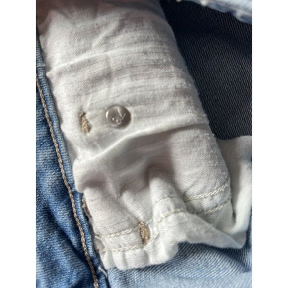 Calvin Klein Shorts Size 28 Hi Rise Distressed Cut-Off Light Wash Shorts Womens - Picture 11 of 11